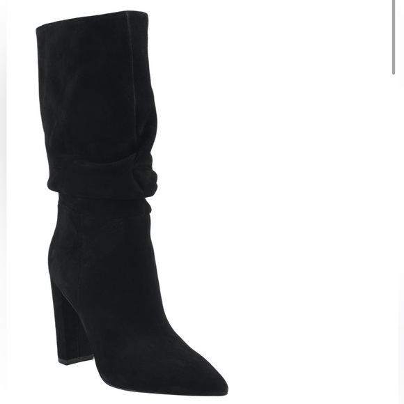 Marc Fisher Shoes - Black slouchy heel Marc Fisher LTD Gomer Slouch Boot